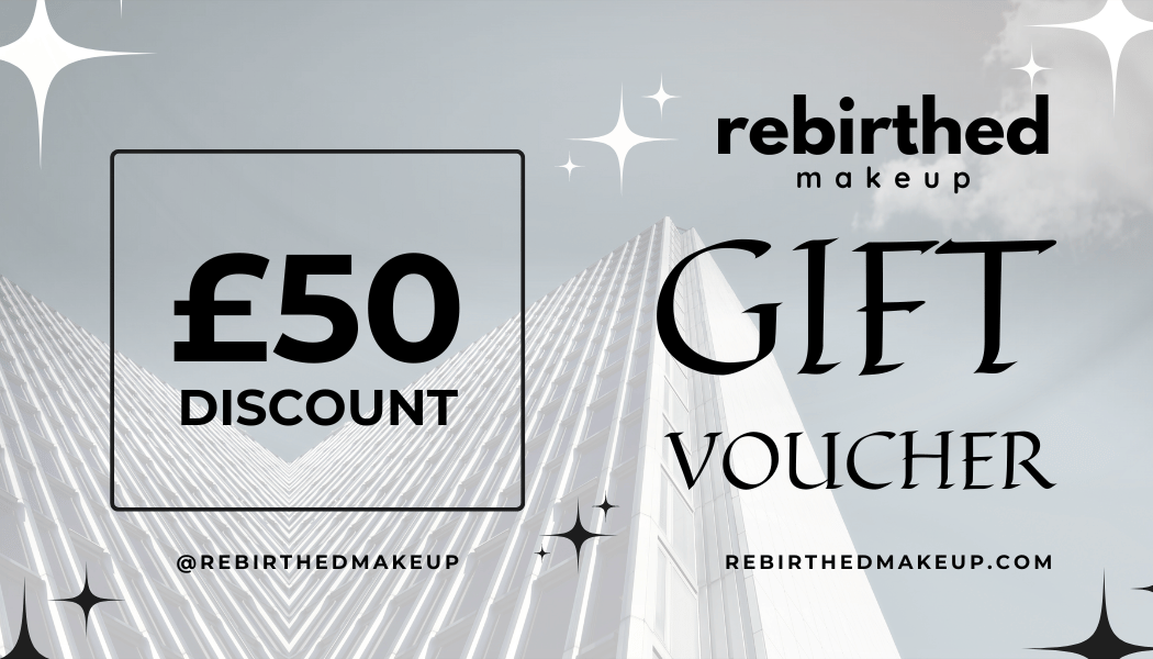 Rebirthed Makeup Gift Card - £50