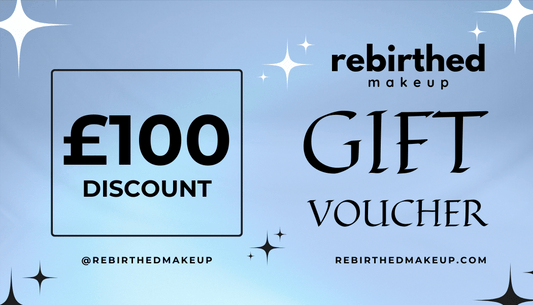 Rebirthed Makeup Gift Card - £100